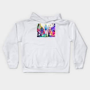 Times Square Grunge Kids Hoodie